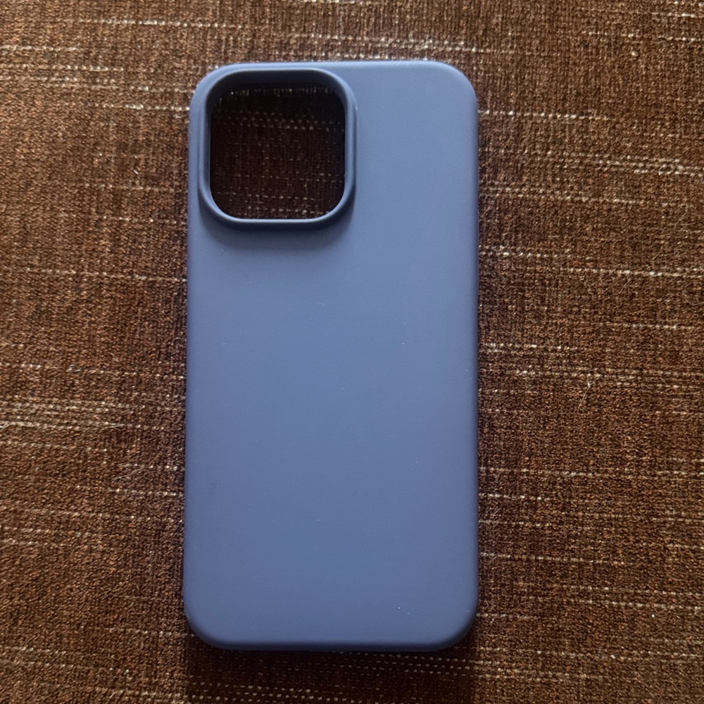 Blue Silicone Phone Case